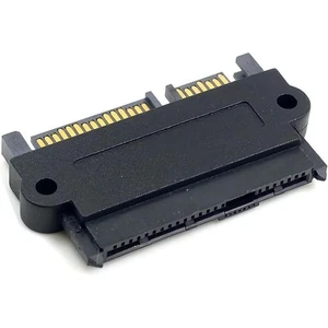 ADATTATORE CONVERTITORE DA SAS SFF-8482 22PIN A SATA 7+15PIN PER HARD DISK HDD - Picture 1 of 8