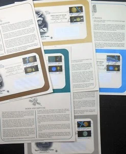 1991 Space Exploration, Scott 2568-2577 FDC PCS panels, Mariner Voyager Pioneer - Picture 1 of 4