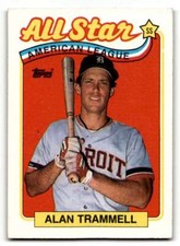 1989 Topps #400 Alan Trammell    Detroit Tigers Baseball Cards EX/NM ID:61560