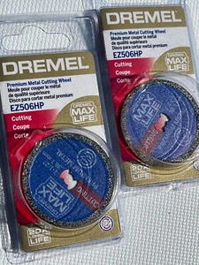 New & Sealed! Genuine Dremel Premium Metal Cutting Wheel EZ506HP LOT OF 2! - Picture 1 of 3