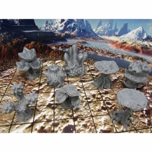 Alien Planet Trees & Flora Scatter Terrain Scenario - Foto 1 di 8