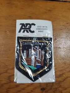 Parche insignia bordada vintage ARC Castell Conwy envío gratuito - Imagen 1 de 3