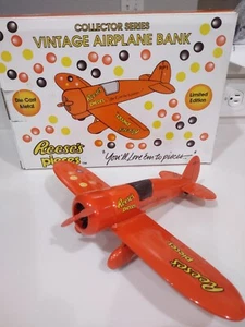 Vtg Reece's Pieces Metal Airplane Limited Edition with Original Box   - Picture 1 of 5
