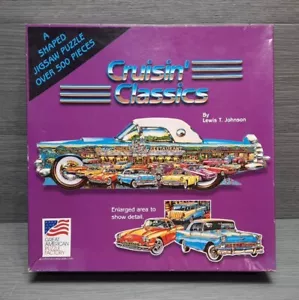 1956 Ford Thunderbird Great American Puzzle Cruisin Classics 500 Piece Puzzle  - Picture 1 of 8