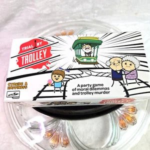 Trial by Trolley: an Adult Card Game of Moral Dilemmas and Murder Party Game - Picture 1 of 8