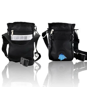 Outdoor Pet Dog Treat Training Pouch Bag Snack Food Bag Dispenser 3 Ways To Wear - Picture 1 of 5