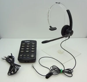Plantronics T110 SP11 Mono Headset + CallTel CT-1000 Single Line Dial Key Pad - Zdjęcie 1 z 2