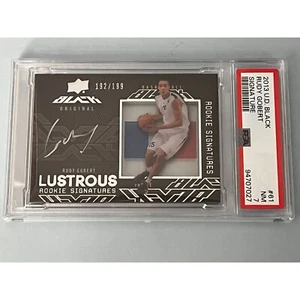 2013-14 Black Lustrous Signatures /199 Rudy Gobert #61 PSA Rookie Auto RC - Picture 1 of 7