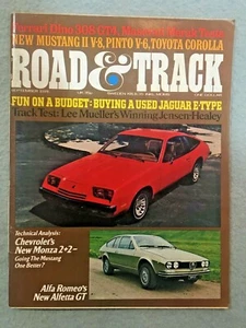 Road & Track September 1974. Monza 2+2, Dino 308GTB, Jag E-Typ. Kostenloser Versand - Bild 1 von 3