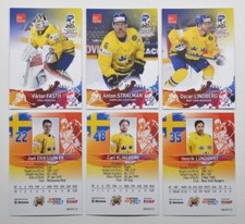 2017 BY cards IIHF World Championship Team Sweden Pick a Player Card