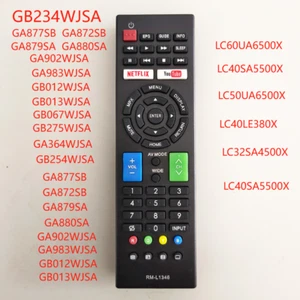 SHARP AQOUS SMART LED TV REMOTE CONTROL ORIGINAL GB234WJSA GB094WJSA GA983WJSA - Picture 1 of 9