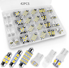 42 Pieces Interior Car Lights, Super Bright White Dome Map Tail Cab Lights Bulb 