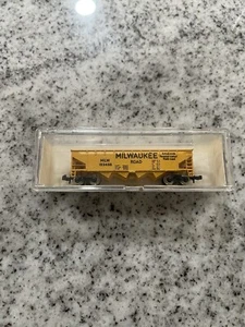Model Power 3474 Milwaukee Road 4 Bay Open Hopper MILW 123456 Mint New N Scale - Picture 1 of 7