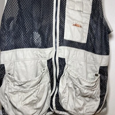 Fieldline Vest Mens XL/XXL Brown Fishing Mesh Pocket Shooting Trap Hunting Pads - Image 1 of 4