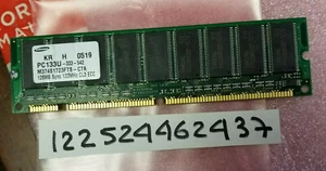 128MB STICK DIMM SD ECC PC133 133 133MHz 133MHz SDRam 128 128M 16X8 9CHIPS - Picture 1 of 1