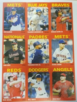 2019 Topps 582 Montgomery Club 2020 Set #1 Design YOU PICK Alonso Tatis Trout + - Image 1 of 3