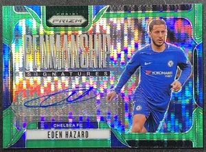 2024-25 Panini Prizm Eden Hazard Green Auto Chelsea - Picture 1 of 2