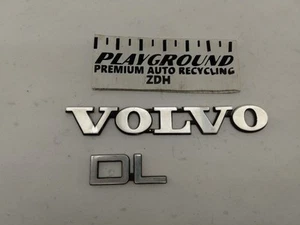 VOLVO 245 WAGON Pair Of Volvo & DL Emblems Fits 1975-1989 - Picture 1 of 8