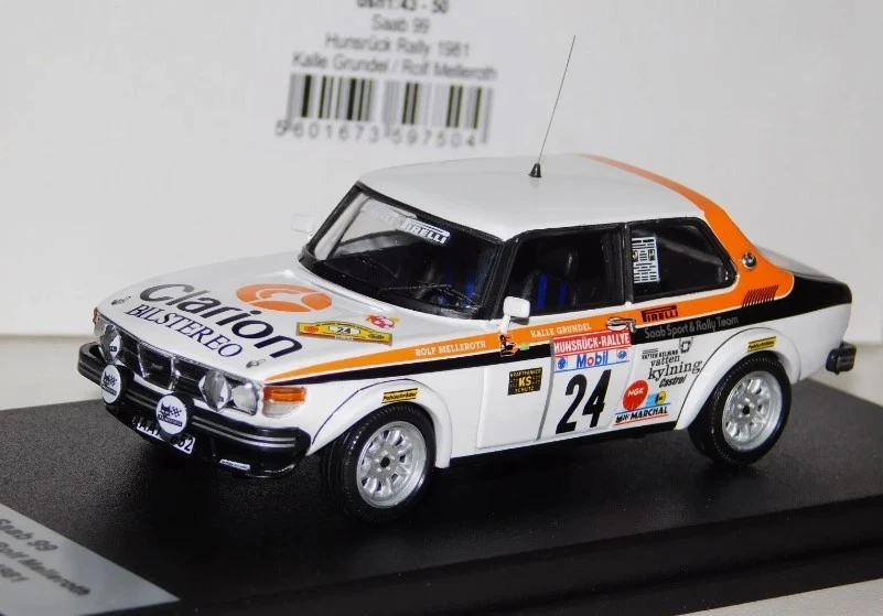 TROFEU, SAAB 99 #24 Rallye Hunsrück 1981 K.GRUNDEL /R.MELLEROTH – Limitée à 1... - Photo 1/1