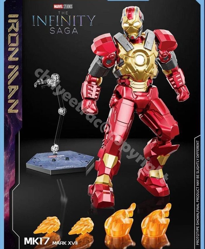 YuanYe Marvel IRON MAN Ironman Infinity SAGA MK17 Poseable Figure Model Kit - Image 1 of 1