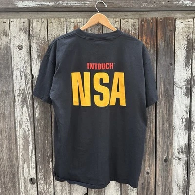Camiseta de Colección Años 90 Intouch NSA Security Software Technology Oneita XL Foto 1 de 4