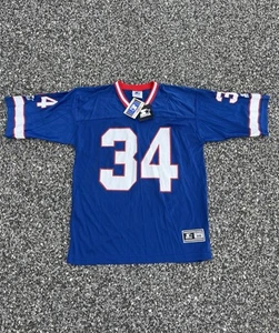 NWT Vintage 90s Starter NFL Buffalo Bills #34 Jersey Thurman Thomas Size L 48 - Picture 1 of 9