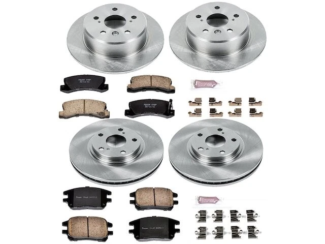 Kit de pastillas de freno delanteras y traseras y rotor para 02-03 Lexus RX300 FWD PK85Q9 Foto 1 de 1