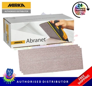 Mirka Abranet Strips 70x198mm pack 20 strips, 70 x 198, P80 to P600 grits - Picture 1 of 5