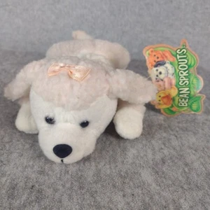 Bean Sprouts Plush PRINCESS #32512 Pink Puppy Stuffed Animal Toy Pink Bow - Picture 1 of 8
