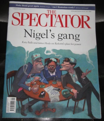 The Spectator - 1st March 2025 - New and Unread - Nigel's Gang - Image 1 of 3