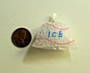 Miniature Bag of Ice in 1:12 doll scale - Picture 1 of 2