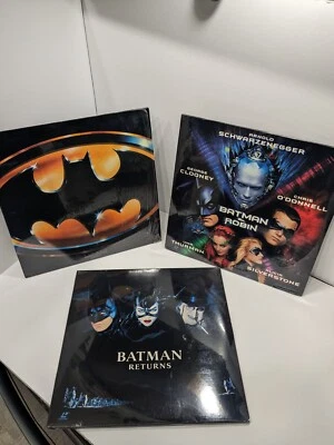 Batman Laserdiscs Lot of 3, Batman-Robin,Retruns Laser disc — 第 1/4 张图片