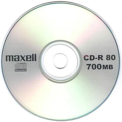 50 Genuine Maxell Blank CD-R CD discs 80 Min 700MB Extra Protection Cakebox - Image 1 of 1