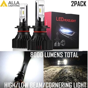 Alla Lighting BEST UM LED H7 Headlight Bulb Conversion White 6000K Replacement - Picture 1 of 12