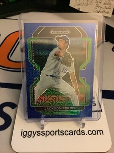 Jackson Ferris BLUE MOJO PRIZM - 2022 Panini Prizm Draft Picks Baseball