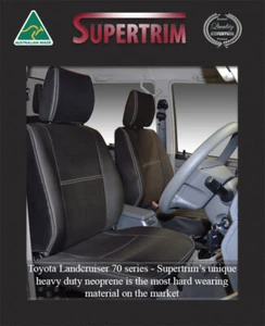 Fundas de asiento delanteras premium FB MP + traseras para Toyota Landcruiser serie 70-79 - Imagen 1 de 12