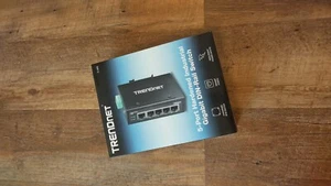 TRENDnet TI-G50 5-port hardened Industrial Gigabit Switch NEW IN BOX - Picture 1 of 5