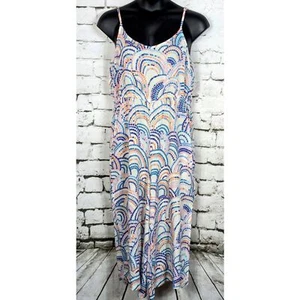 WORLD MARKET Aina Multicolor Marina Tile Wide-Leg Jumpsuit Crop Pockets L/XL NEW - Picture 1 of 9