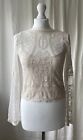 Zara Trafaluc Lace Top. Size S. Ivory. Beautiful. Excellent Condition