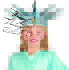 Lil Miss Liberty Tiara Hat Headpiece USA 4Th Of July Patriotic Costume Accessory