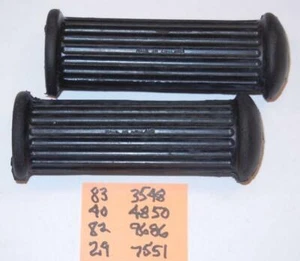 1950's BSA rider peg rubber PAIR 4-1/2" long oem hole size 40-4850 82-9686 % - Bild 1 von 1