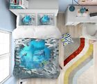 3D Tierdelfin H6798 Bett Kissenbezüge Decke Bettdecke Abdeckung Set Erin 23
