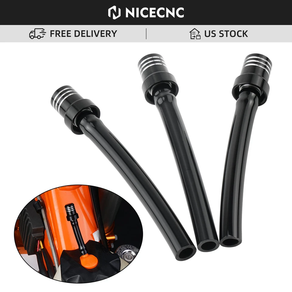 3 Pcs Fuel Gas Petrol Tank Cap Valve Vent Breather For KTM SX XC EXC EXC-F XC-W — 第 1/4 张图片