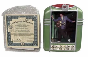 Elvis Presley J-4 Blue Suede Shoes Platinum JukeBox With Certificate A0579 (O) - Picture 1 of 6