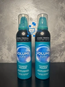 2 x John Frieda Volume Lift Thickening Mousse 200ml for Fine Flat Hair - Picture 1 of 2
