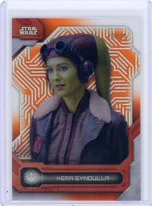 2024 Topps High Tek Star Wars HERA SYNDULLA Orange 20/25 - Picture 1 of 2