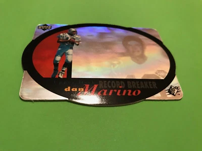 1996 Upper Deck SPx Record Breaker Die-Cut Holoview DAN MARINO Miami Dolphins - Image 1 of 2