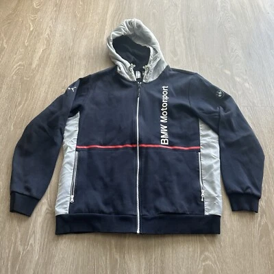 Puma x BMW Motorsport Full Zip Hoodie Sweater Jacket Mens Size XL - Image 1 of 4