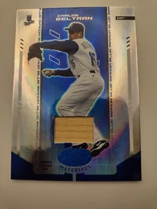 Tarjeta de murciélago usada del juego de materiales certificados hoja Carlos Beltrán - 2004 #29/50 Royals - Imagen 1 de 2