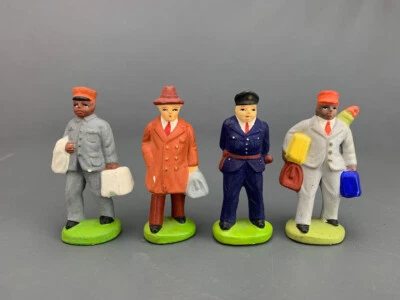 4x G Scale Passengers & Porter Figures Made in Japan G0781 LZ - Image 1 of 4